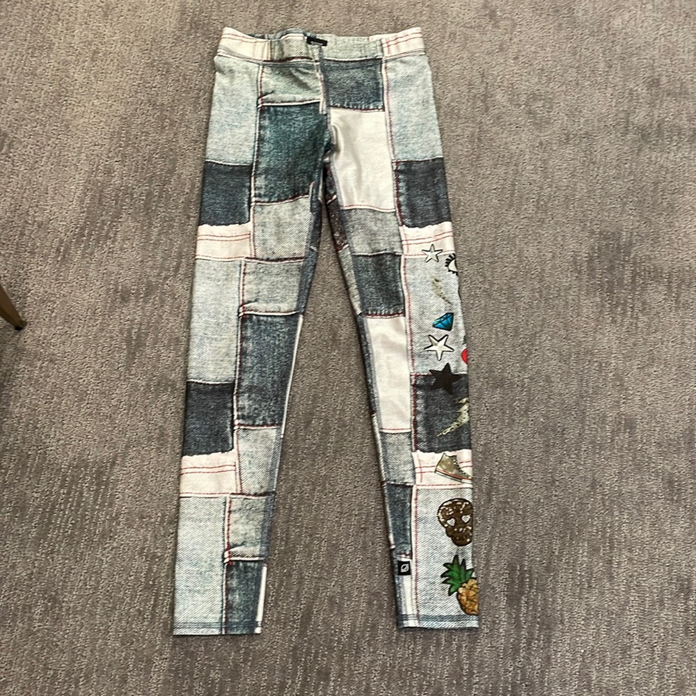 Patchwork Workout Leggings - image 1